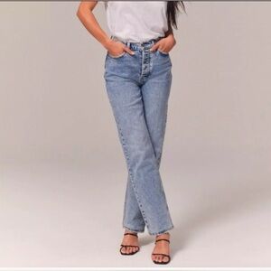 Abercrombie & fitch dad jeans high rise
